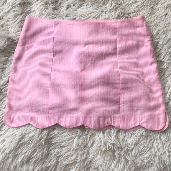 Lilly Pulitzer Pink Scallop Skirt - Picture 1 of 5